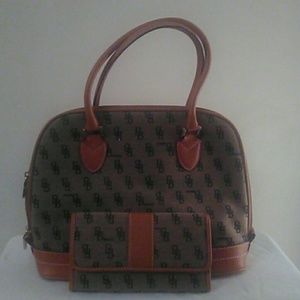 Brentano handbag and matching wallet